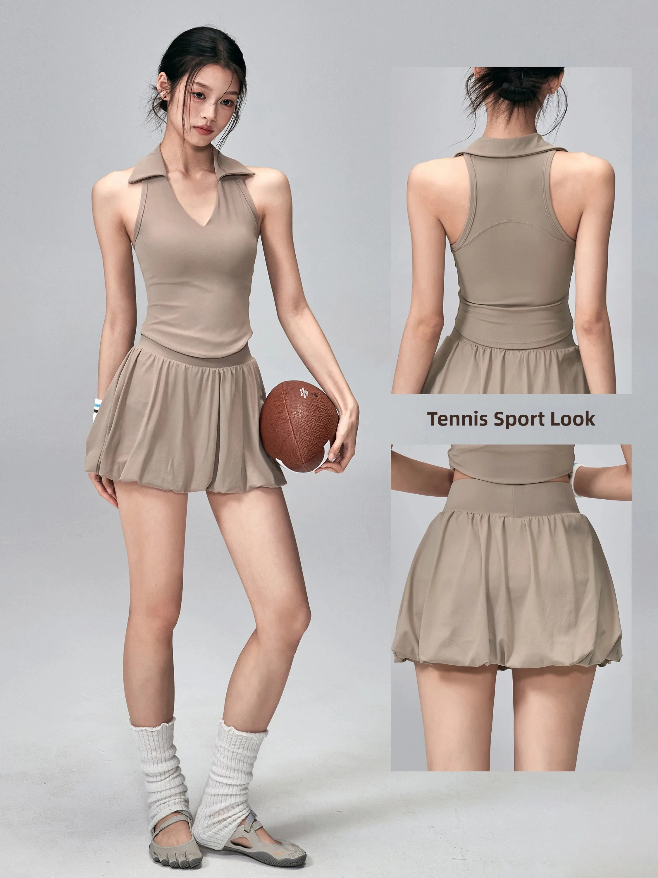 Women's Summer Tennis Set Yoga Clothes Two-Piece Set Pilates Training Sports Shorts Breathable Outerwear New High-Waist Shorts
Women's Summer Tennis Set Yoga Clothes Two-Piece Set Pilates Training Sports Shorts Breathable Outerwear New High-Waist Shorts