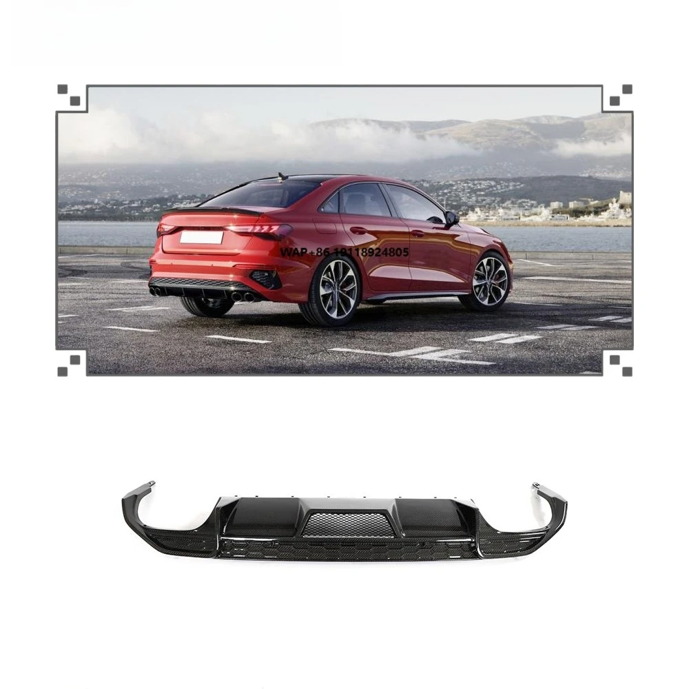 Carbon Fiber Rear Diffuser for S3 2021-2022 Rear Bumper Lip
Carbon Fiber Rear Diffuser for S3 2021-2022 Rear Bumper Lip