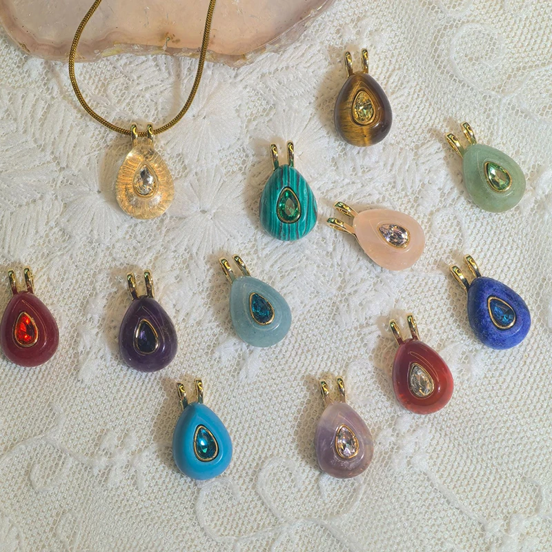 10pcs/lot DIY Mix Jewelry Accessories Natural Stone December birthstone - Waterdrop Pendant For Charms Phone Bracelet0
10pcs/lot DIY Mix Jewelry Accessories Natural Stone December birthstone - Waterdrop Pendant For Charms Phone Bracelet0