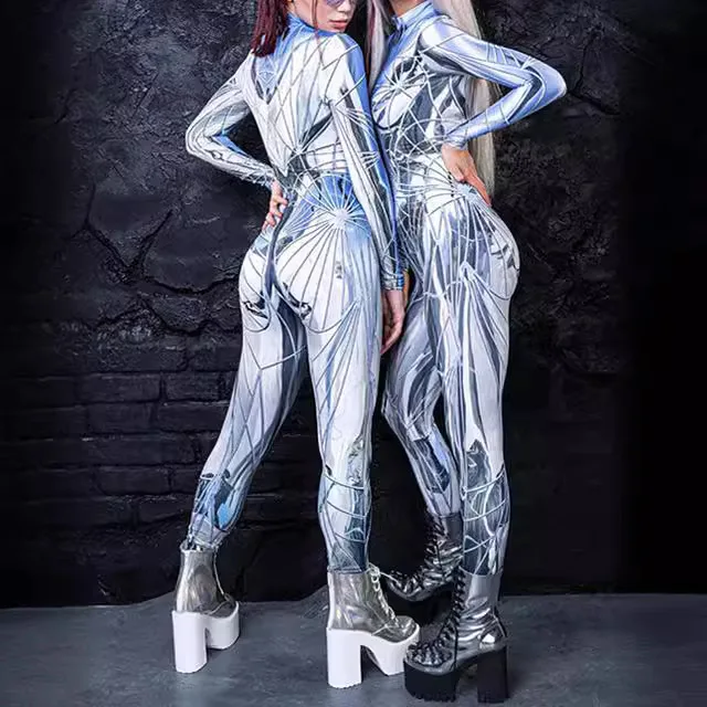 Women Clothing Masquerade 3D Printed Halloween Carnival Horror Female Skeleton Cosplay Costumes Tight Jumpsuit Zentai Bodysuit
Women Clothing Masquerade 3D Printed Halloween Carnival Horror Female Skeleton Cosplay Costumes Tight Jumpsuit Zentai Bodysuit