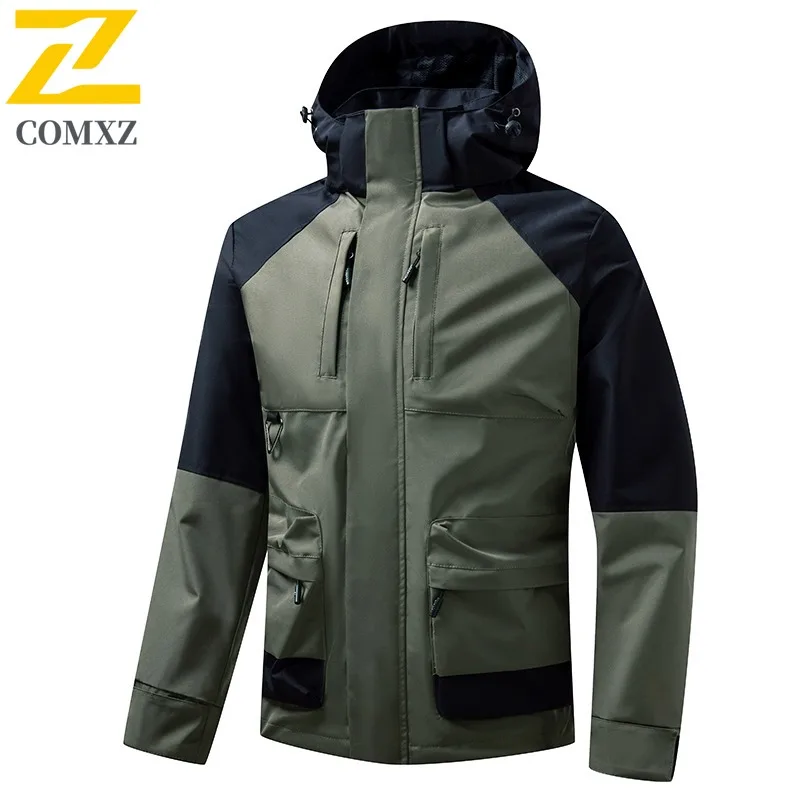 COMXZ Men Hooded Jacket Solid Color Waterproof Windproof Outdoor Adventure Cycling Jacket Autumn Hunting Classic New in Jacket
COMXZ Men Hooded Jacket Solid Color Waterproof Windproof Outdoor Adventure Cycling Jacket Autumn Hunting Classic New in Jacket
