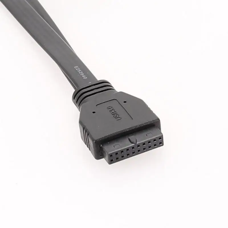 652F USB3.0 Faceplate Cable with Double USB A Port for Quick and Stable Data Transmission Motherboards 19pin to 2port Adapter
652F USB3.0 Faceplate Cable with Double USB A Port for Quick and Stable Data Transmission Motherboards 19pin to 2port Adapter