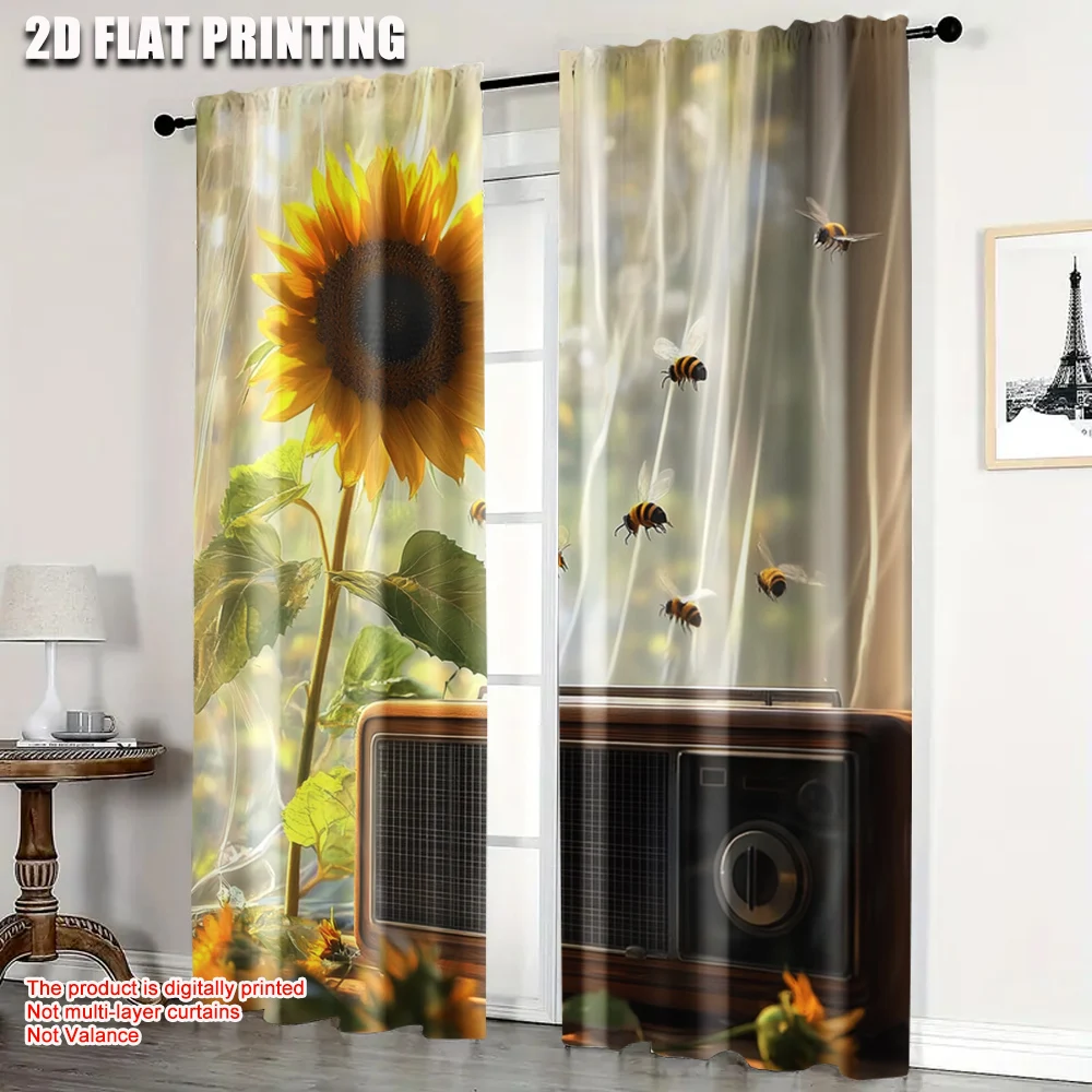 2pc, Scene Curtain Sunflower Versatile Polyester,Without Electricity Versatile Suitable for aesthetic room decor
2pc, Scene Curtain Sunflower Versatile Polyester,Without Electricity Versatile Suitable for aesthetic room decor