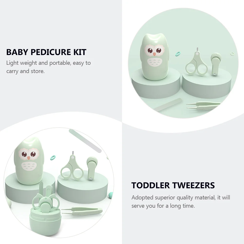 1 set Baby Nail Clipper Set Owl Design Infant Grooming Kit Toddler Manicure Scissors File Tweezers Lightweight Durable Easy Grip
1 set Baby Nail Clipper Set Owl Design Infant Grooming Kit Toddler Manicure Scissors File Tweezers Lightweight Durable Easy Grip
