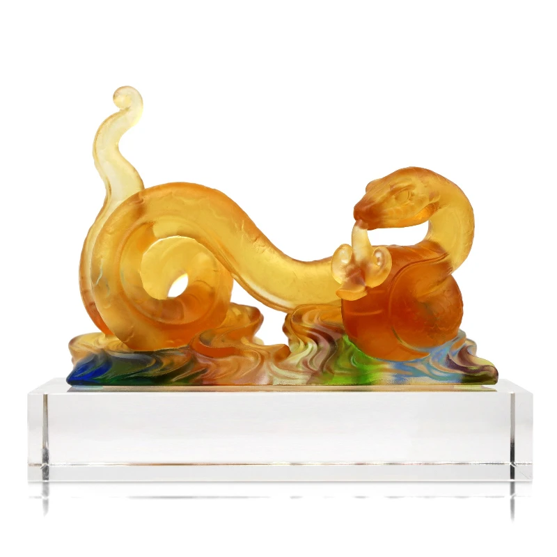 Glazed Zodiac Snake Ruyi Crystal Creative Lucky Tabletop Ornament Home Decoration Mascot Craft Gift
Glazed Zodiac Snake Ruyi Crystal Creative Lucky Tabletop Ornament Home Decoration Mascot Craft Gift