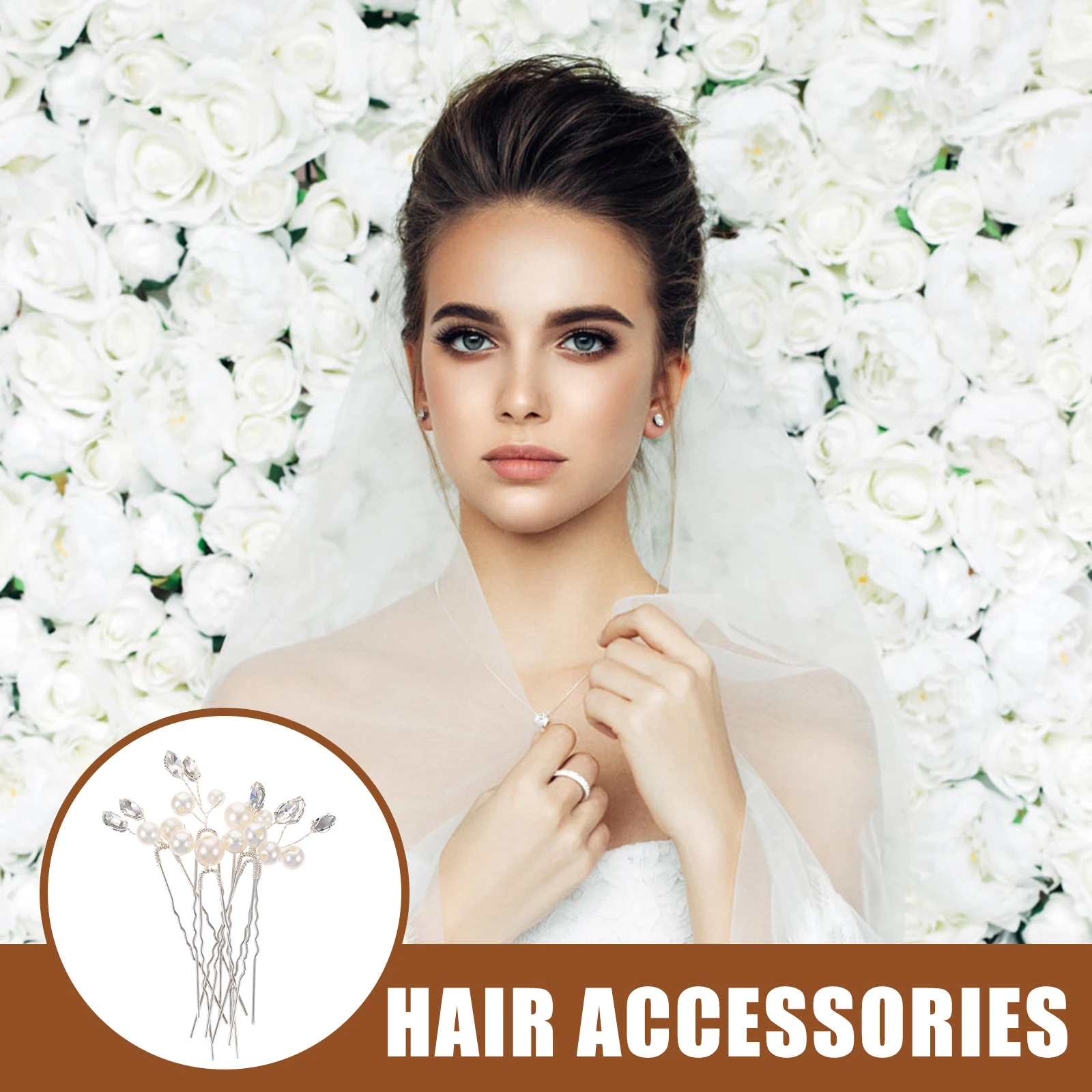6pcs Wedding Hair Accessories Rhinestone Pearl Clips Pins Bridal Hairpin for Women Bride Bridesmaid Dresses Hairstyling Tools
6pcs Wedding Hair Accessories Rhinestone Pearl Clips Pins Bridal Hairpin for Women Bride Bridesmaid Dresses Hairstyling Tools