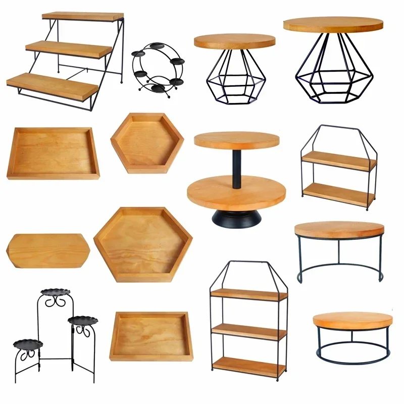Wooden Wedding Cake Stands Set Cupcakes Plates for Home Kitchen Bakeware Food Fodant Fruits Donuts Display Tray Birthday Decor
Wooden Wedding Cake Stands Set Cupcakes Plates for Home Kitchen Bakeware Food Fodant Fruits Donuts Display Tray Birthday Decor