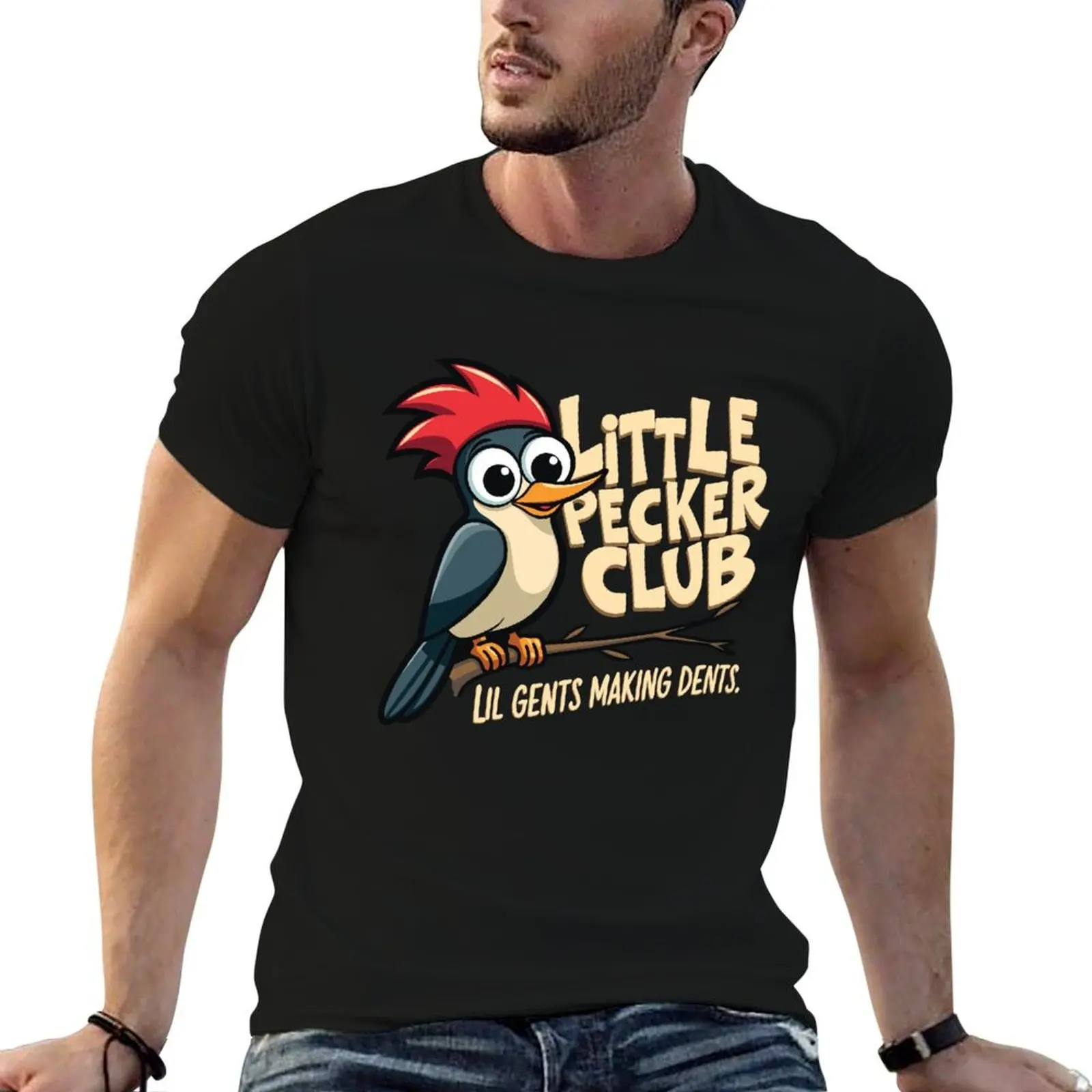 Little Pecker Club Lil Gents Making Dents Funny Woodpecker Humor T-Shirt t shirts for man pack white T-Shirt
Little Pecker Club Lil Gents Making Dents Funny Woodpecker Humor T-Shirt t shirts for man pack white T-Shirt