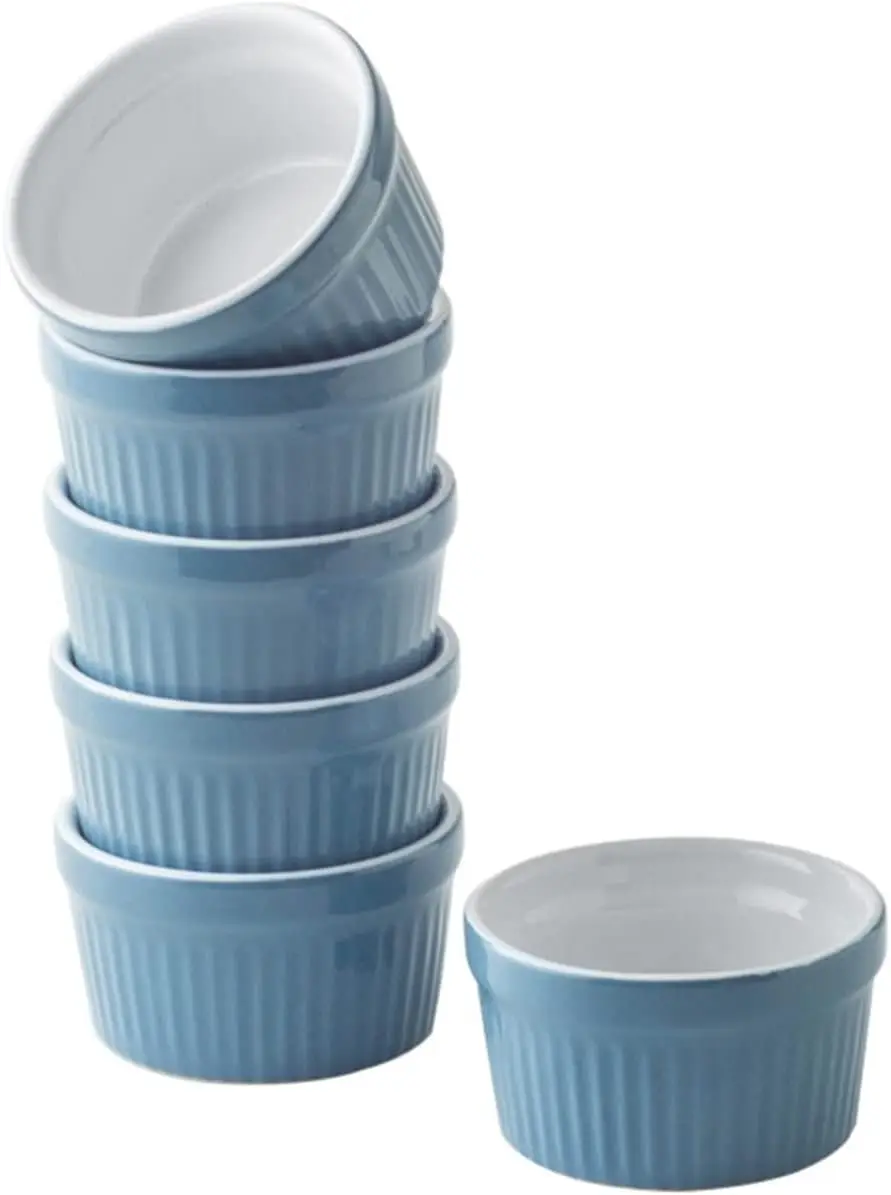 White Porcelain Bowls 6Pcs Baking Ceramic Bowl with Vertical Pattern, Elegant Classic Round Shape Kitchenware Tool (Color : 1)
White Porcelain Bowls 6Pcs Baking Ceramic Bowl with Vertical Pattern, Elegant Classic Round Shape Kitchenware Tool (Color : 1)