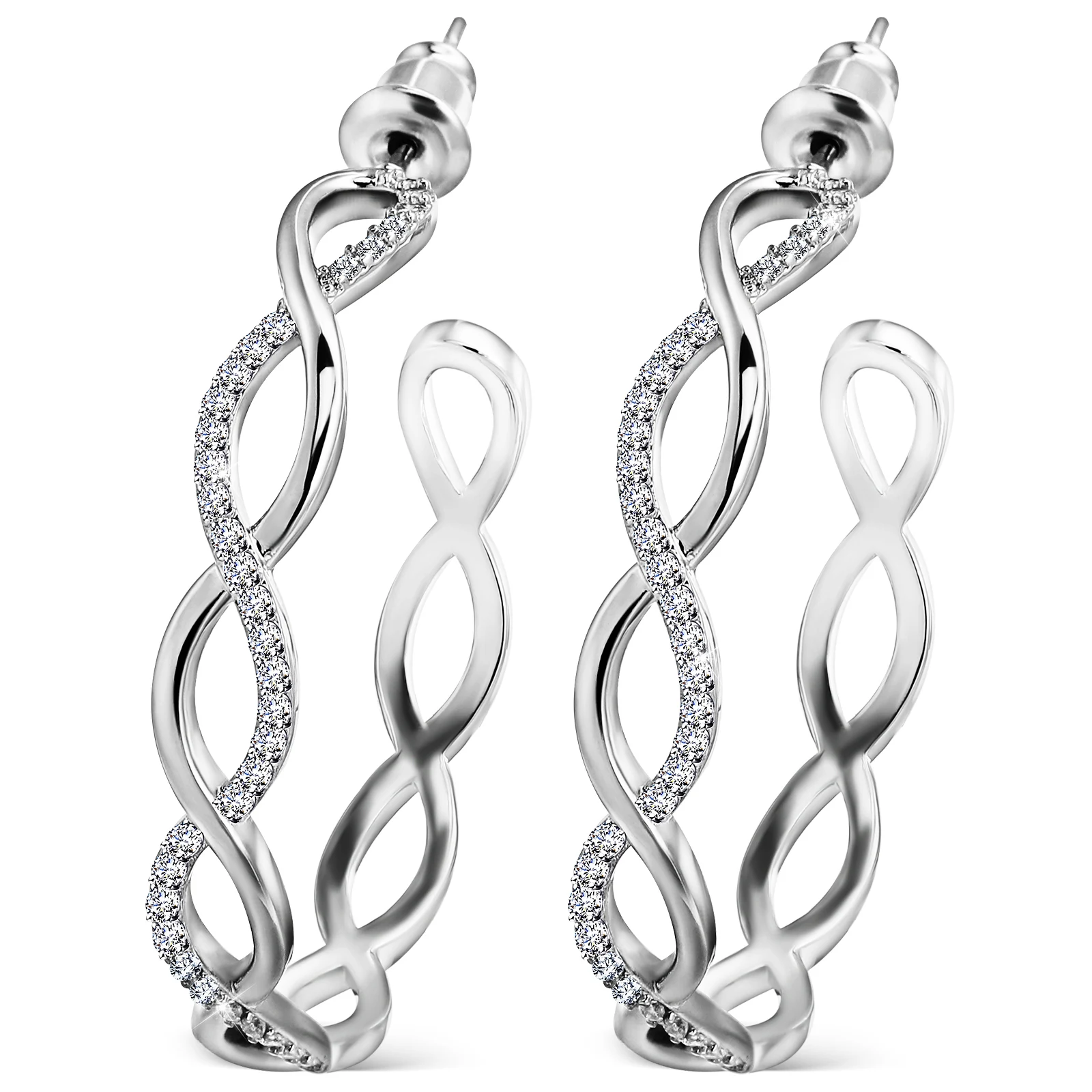 Metal Rhinestone Hoop Earrings Lightweight Comfortable Silver Sterling Accessories For Women Girls Earring Pendant
Metal Rhinestone Hoop Earrings Lightweight Comfortable Silver Sterling Accessories For Women Girls Earring Pendant