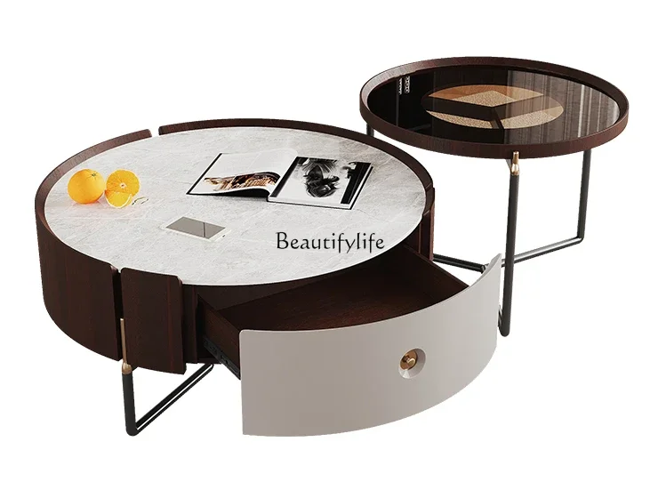 LJYItalian Silent Cream Style Living Room Combination Size round Tea Table TV Cabinet
LJYItalian Silent Cream Style Living Room Combination Size round Tea Table TV Cabinet