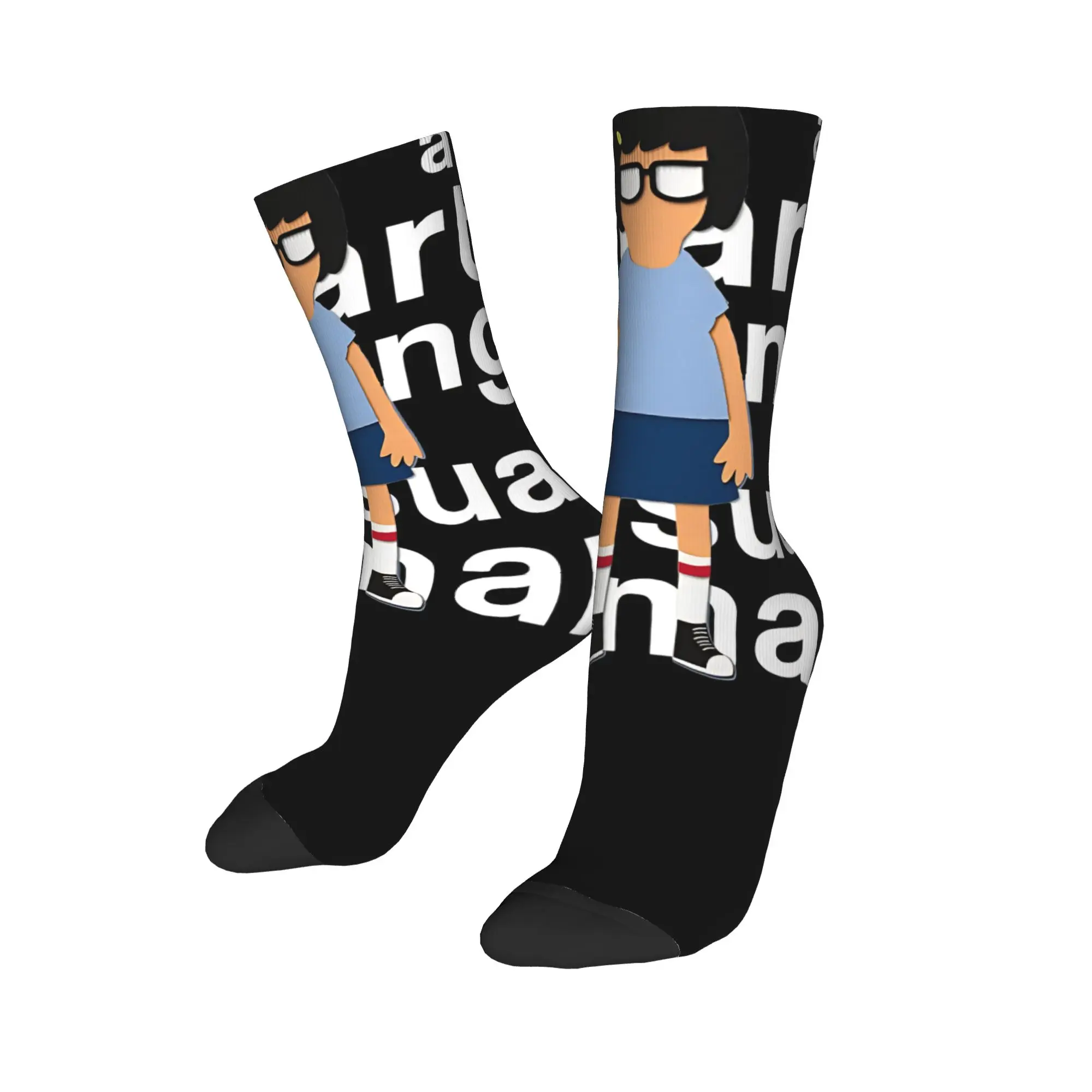 Retro Tina Belcher Football Socks Bobs Burger Anime Polyester Middle Tube Socks for Unisex Sweat Absorbing
Retro Tina Belcher Football Socks Bobs Burger Anime Polyester Middle Tube Socks for Unisex Sweat Absorbing