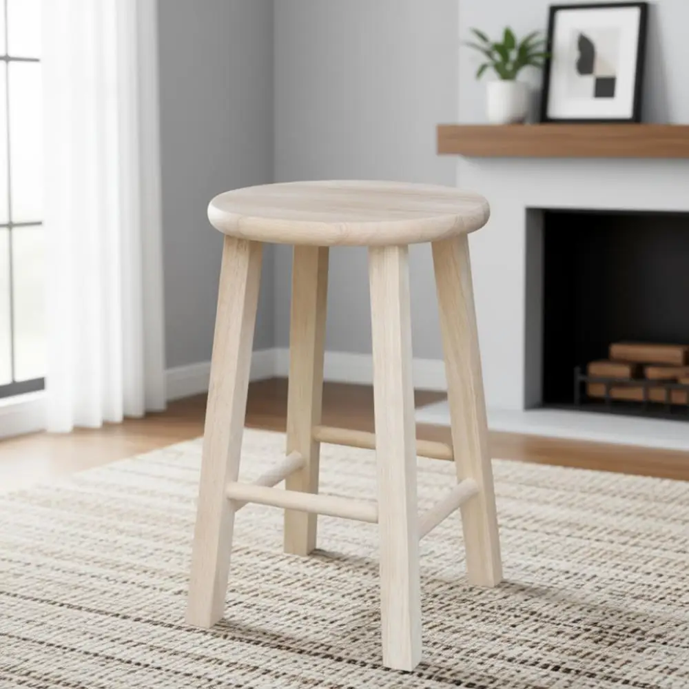 18 High Wooden Stool, 12W x 12D, Supports 225 lbs, Kitchen/Dining Use, Fully Assembled, DIY-Friendly, Customizable Finish
18 High Wooden Stool, 12W x 12D, Supports 225 lbs, Kitchen/Dining Use, Fully Assembled, DIY-Friendly, Customizable Finish