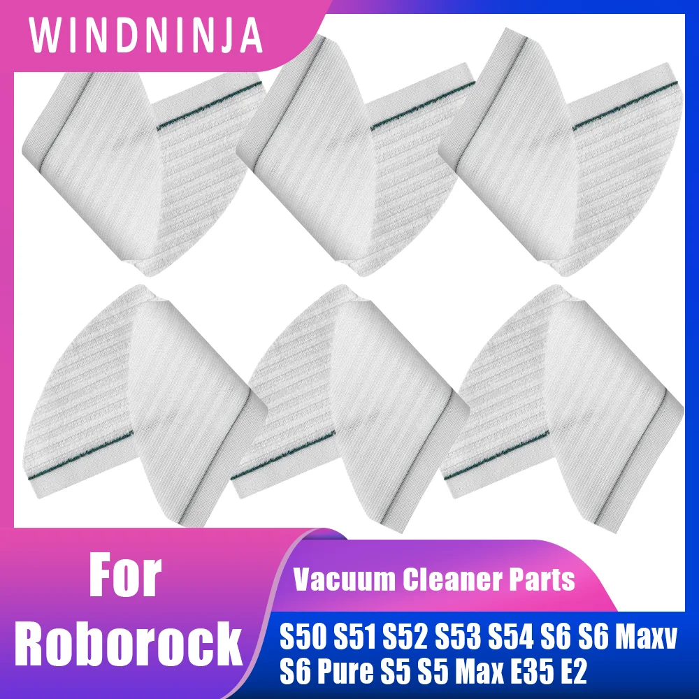 Одноразовая тряпка для швабры для Roborock S50 S53 S54 S6 S6 Maxv S6 Pure S5 S5 Max E35 E2 E4, запасная часть робота-пылесоса, аксессуары
Одноразовая тряпка для швабры для Roborock S50 S53 S54 S6 S6 Maxv S6 Pure S5 S5 Max E35 E2 E4, запасная часть робота-пылесоса, аксессуары