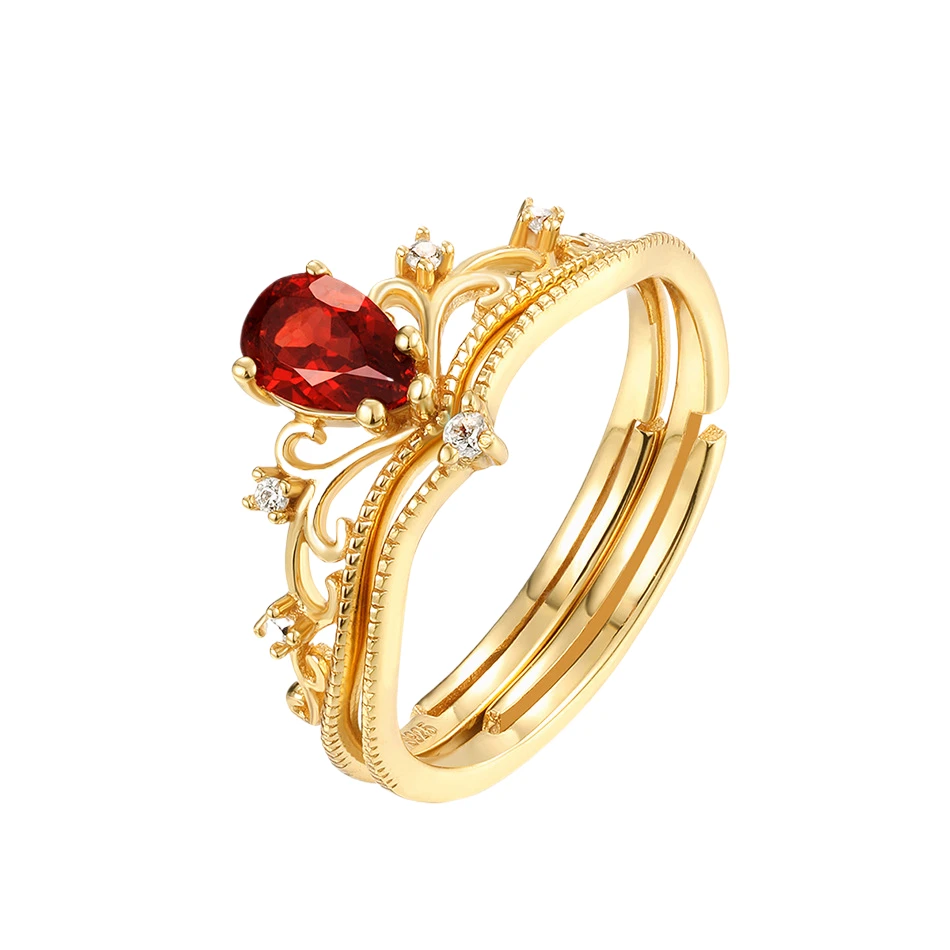 Dawn's Jewel 14k Gold-filled Palace Retro Japanese Style Ring For Women Garnet Open Crown anillos
Dawn's Jewel 14k Gold-filled Palace Retro Japanese Style Ring For Women Garnet Open Crown anillos