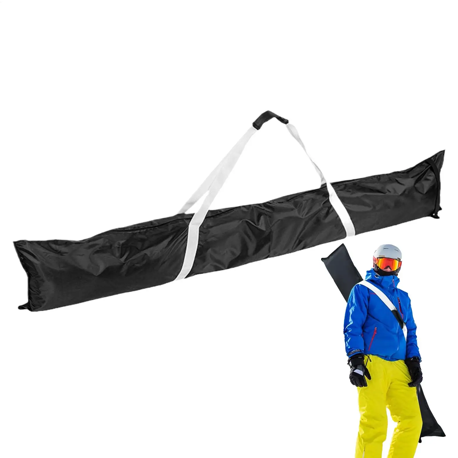 All-Weather Ski Bag with Padded Protection Adjustable Strap for Airline Travel, Storage & Equipment Organization
All-Weather Ski Bag with Padded Protection Adjustable Strap for Airline Travel, Storage & Equipment Organization