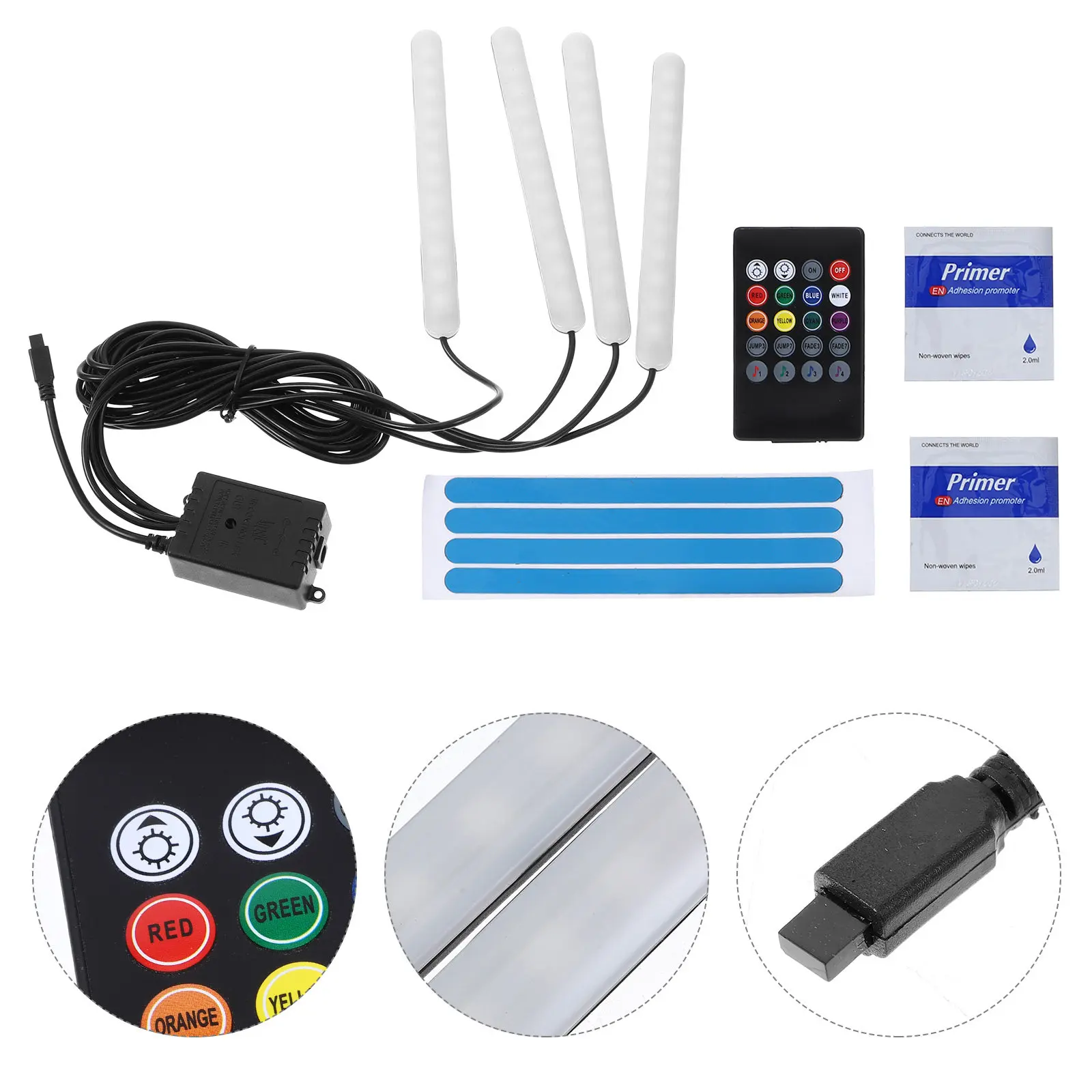 Rgb Music Led Strip Light Interior Led Lights For Cars For Car Interior Ambient Lighting Auto Decorative Lights Car Accessories
Rgb Music Led Strip Light Interior Led Lights For Cars For Car Interior Ambient Lighting Auto Decorative Lights Car Accessories