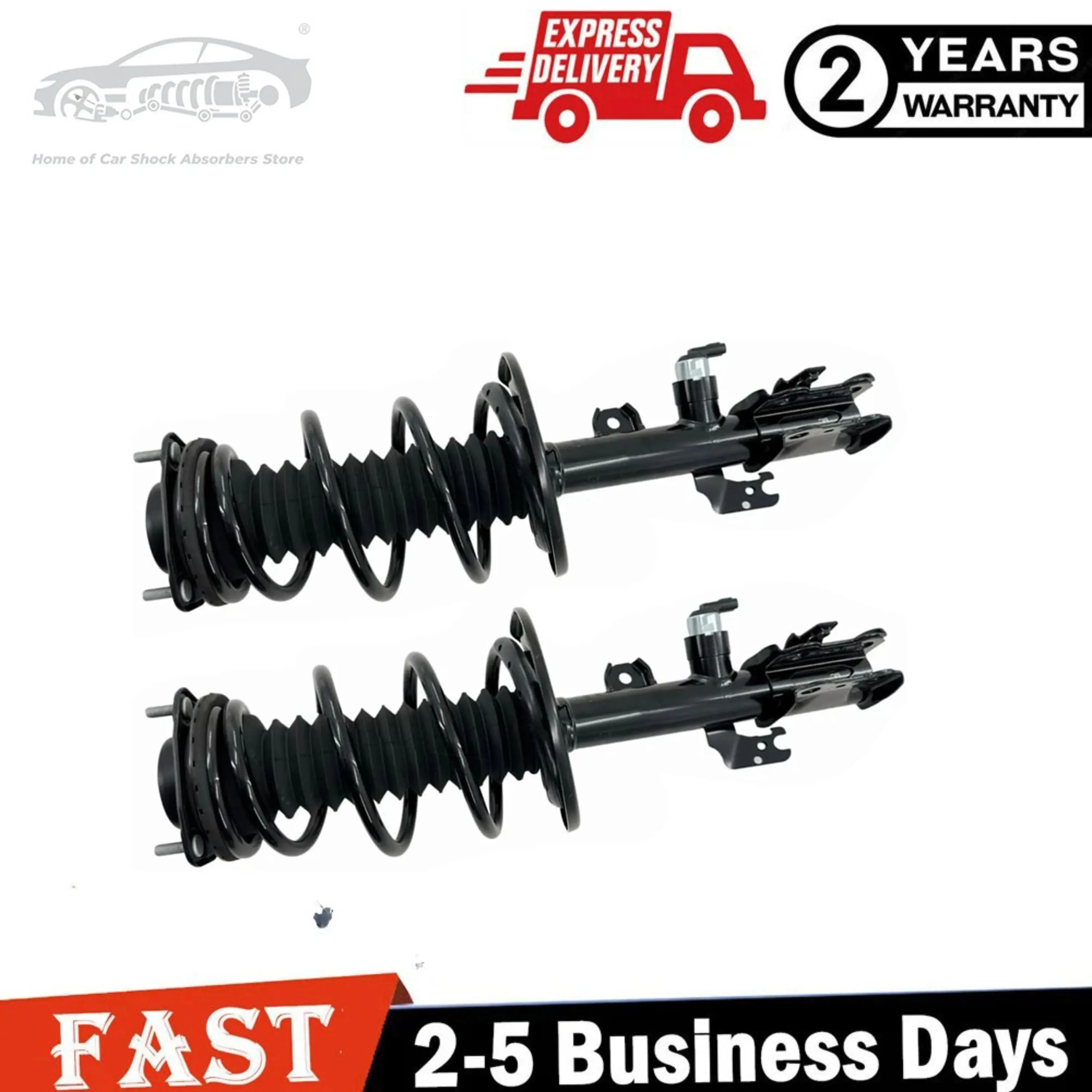 Pair Front Shock Struts Assys with Adaptive Sensor Fit Lexus RX350 RX450h 2016-2019 48520-80462 48520-48440 48510-80462
Pair Front Shock Struts Assys with Adaptive Sensor Fit Lexus RX350 RX450h 2016-2019 48520-80462 48520-48440 48510-80462