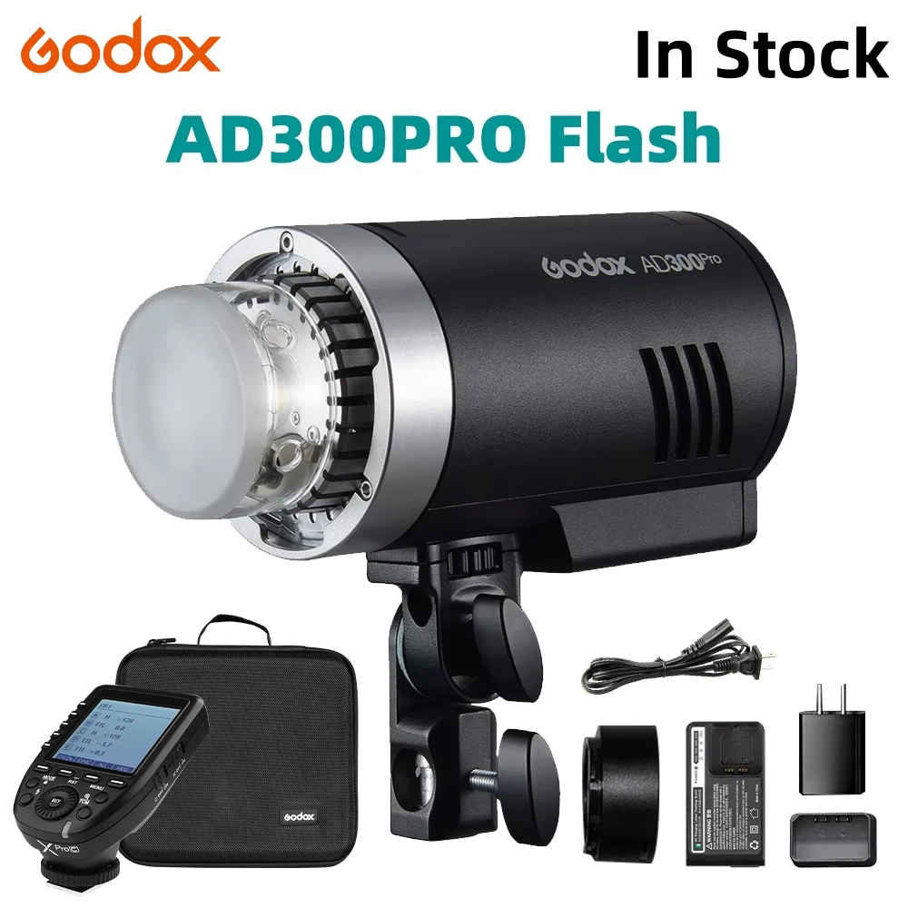Godox AD300Pro Outdoor Flash Light 300Ws TTL 2.4G 1/8000 HSS for Canon Nikon Sony Fuji Olympus Pentax for X3 Flash trigger
Godox AD300Pro Outdoor Flash Light 300Ws TTL 2.4G 1/8000 HSS for Canon Nikon Sony Fuji Olympus Pentax for X3 Flash trigger