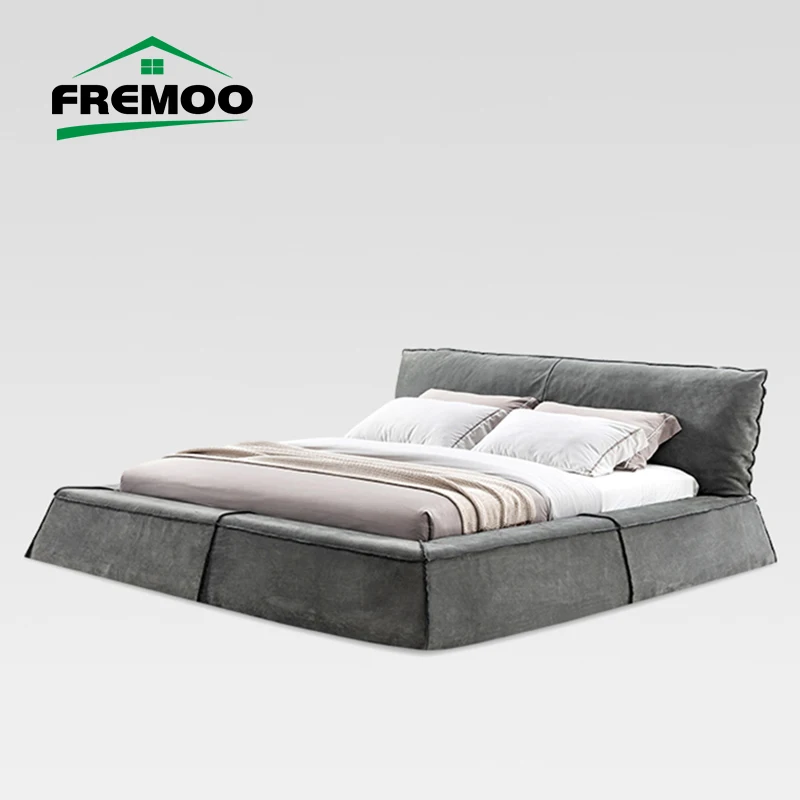 Italian Leather Bed Design Master Bedroom Double Bed Light Luxury Solid Wood Wedding Soft Bed High Quality Camas
Italian Leather Bed Design Master Bedroom Double Bed Light Luxury Solid Wood Wedding Soft Bed High Quality Camas