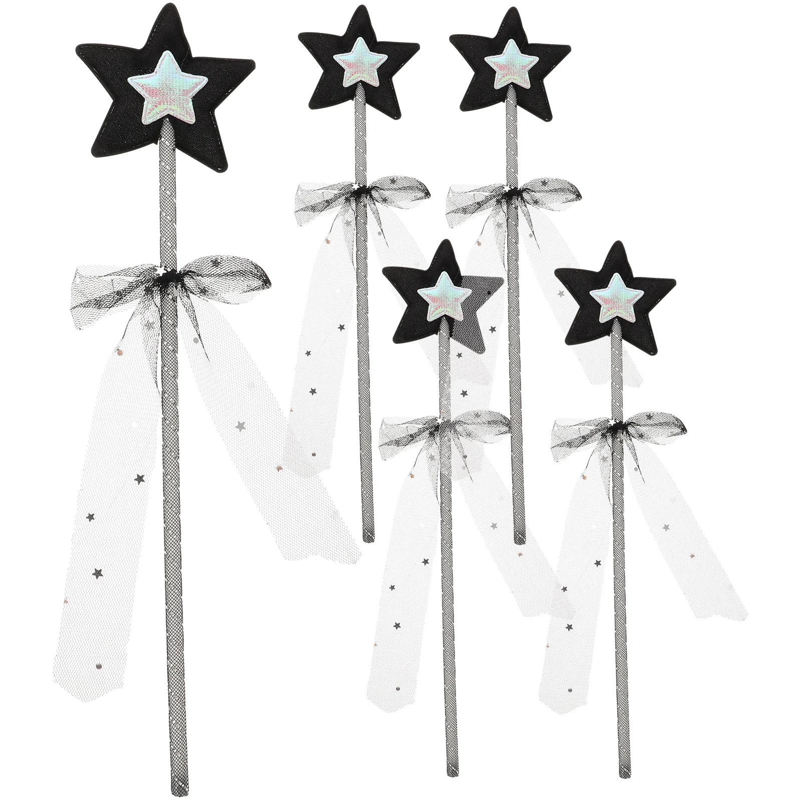 5pcs Fairy Stick Kids Wand Five-Pointed Star Fairy Wand Five-pointed Star Halloween Costume Accessory Plastic Plaything
5pcs Fairy Stick Kids Wand Five-Pointed Star Fairy Wand Five-pointed Star Halloween Costume Accessory Plastic Plaything