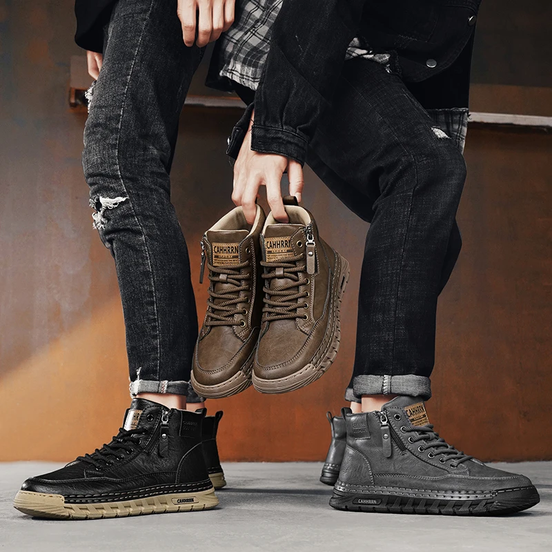 Рабочая обувь, британская винтажная обувь средней высоты, универсальная повседневная спортивная обувь, модная уличная обувь 25021.
Рабочая обувь, британская винтажная обувь средней высоты, универсальная повседневная спортивная обувь, модная уличная обувь 25021.