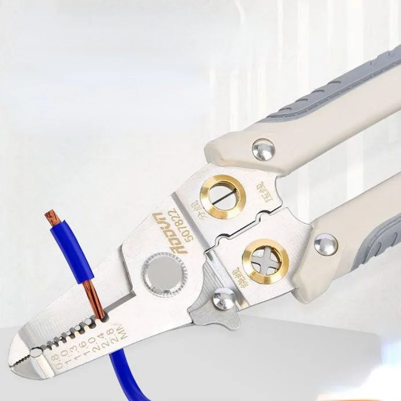 Diagonal Cutting and Stripping Pliers Multifunctional Stripping Pliers Diagonal Electrician Cable Stripping Pliers
Diagonal Cutting and Stripping Pliers Multifunctional Stripping Pliers Diagonal Electrician Cable Stripping Pliers