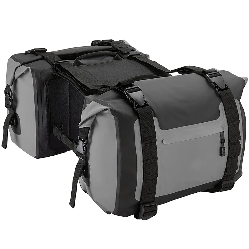 Waterproof Travel Side Pannier Rear Bag Motorcsike Saddle Duffel Tail Bag for Motorcycle Manufacturer Custom 30L High Quality 
Waterproof Travel Side Pannier Rear Bag Motorcsike Saddle Duffel Tail Bag for Motorcycle Manufacturer Custom 30L High Quality