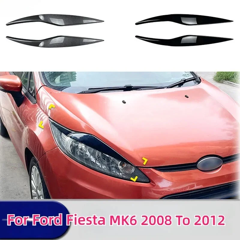 For Ford Fiesta MK6 2008 To 2012 Front Headlight Eyebrow Eyelids Light Stickers Lamp Cover Car Guard Protector Cover Body Kit
For Ford Fiesta MK6 2008 To 2012 Front Headlight Eyebrow Eyelids Light Stickers Lamp Cover Car Guard Protector Cover Body Kit