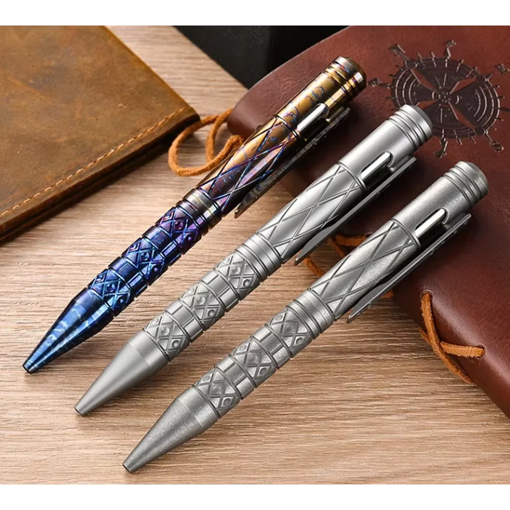 Titanium Alloy Tactical Pen,Titanium Alloy Tactical EDC Signature Pen, Window Breaking Tool EDC Bolt pen for Camping & Hiking
Titanium Alloy Tactical Pen,Titanium Alloy Tactical EDC Signature Pen, Window Breaking Tool EDC Bolt pen for Camping & Hiking
