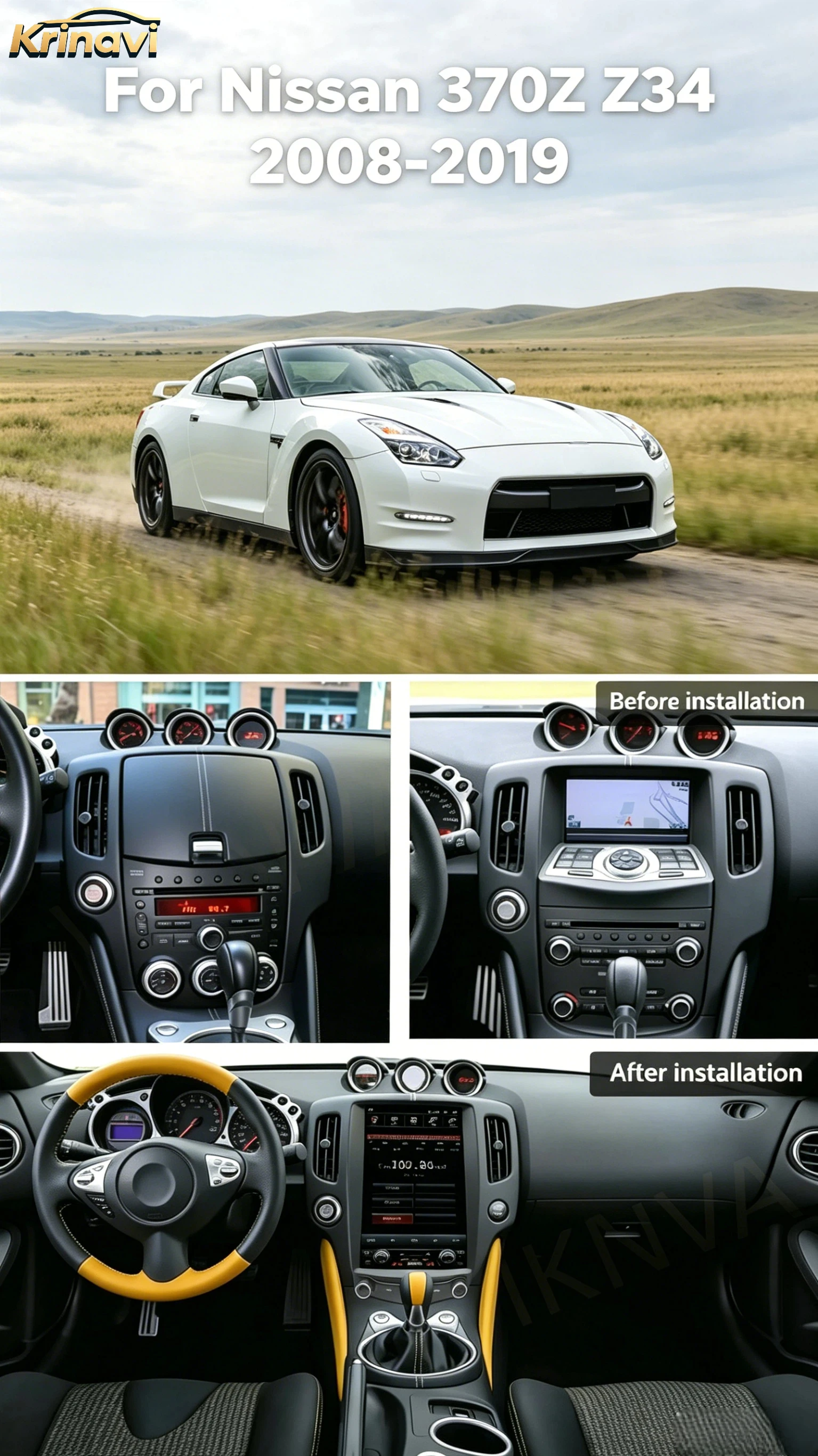 For Nissan 370Z 2009 - 2021 Android14 Car Radio 2Din Stereo Receiver Autoradio Multimedia Player GPS Navi Head Unit Screen
For Nissan 370Z 2009 - 2021 Android14 Car Radio 2Din Stereo Receiver Autoradio Multimedia Player GPS Navi Head Unit Screen