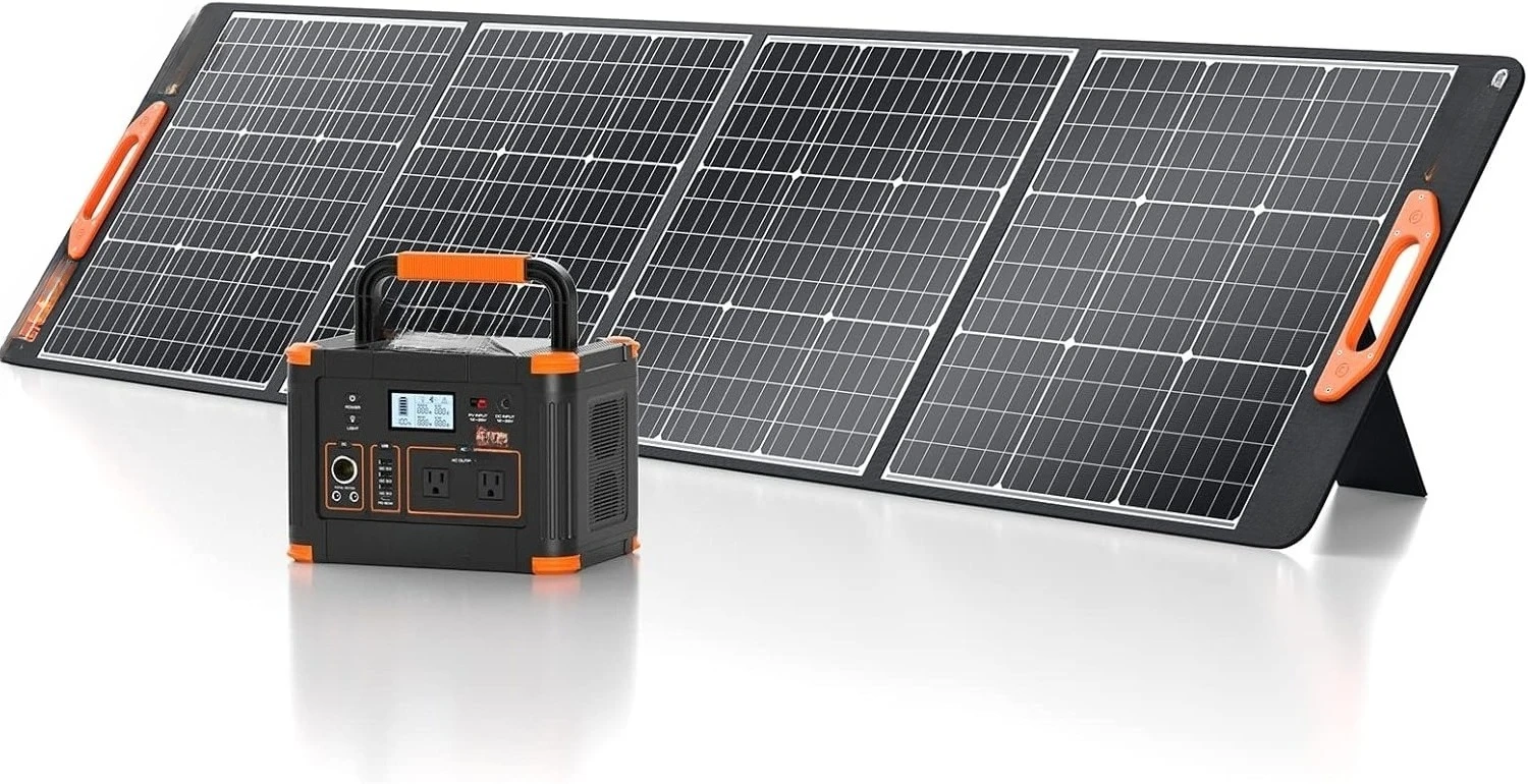 1000W Solar Generator with 200W Portable Solar Panel, 999Wh Portable Power Station Solar Powered Generator Lithium Battery
1000W Solar Generator with 200W Portable Solar Panel, 999Wh Portable Power Station Solar Powered Generator Lithium Battery