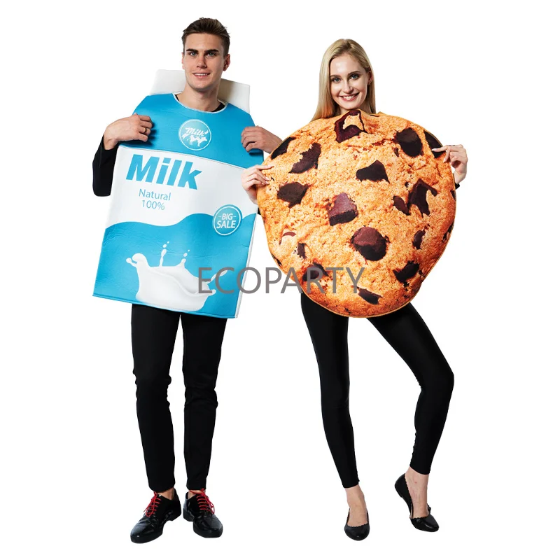 2023 New Hot Sale Food Role Milk Cookies Set Cosplay Couple Acting Costume Outfit Funny for Adult Halloween Cosplay Costumes
2023 New Hot Sale Food Role Milk Cookies Set Cosplay Couple Acting Costume Outfit Funny for Adult Halloween Cosplay Costumes