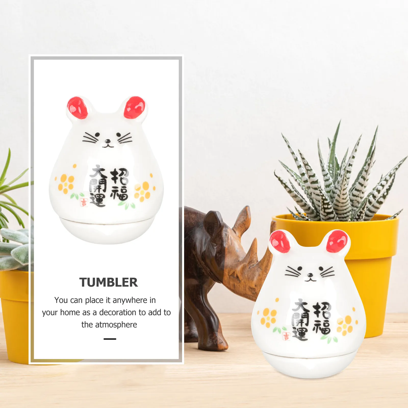 Креативная керамическая фигурка крысы-качалки, настольное украшение, милая мышь для домашнего декора, благоприятный маленький настольный сувенир в виде мыши
Креативная керамическая фигурка крысы-качалки, настольное украшение, милая мышь для домашнего декора, благоприятный маленький настольный сувенир в виде мыши