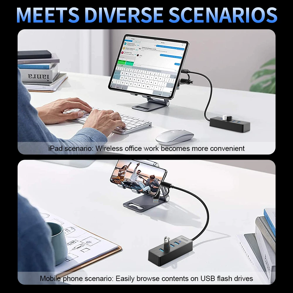 NEW Sipolar FS-4A30H2 Styelish ABS Plastic 4 Port Usb 3.0 Hub 5Gbps High Speed for Tablet and Macbook
NEW Sipolar FS-4A30H2 Styelish ABS Plastic 4 Port Usb 3.0 Hub 5Gbps High Speed for Tablet and Macbook