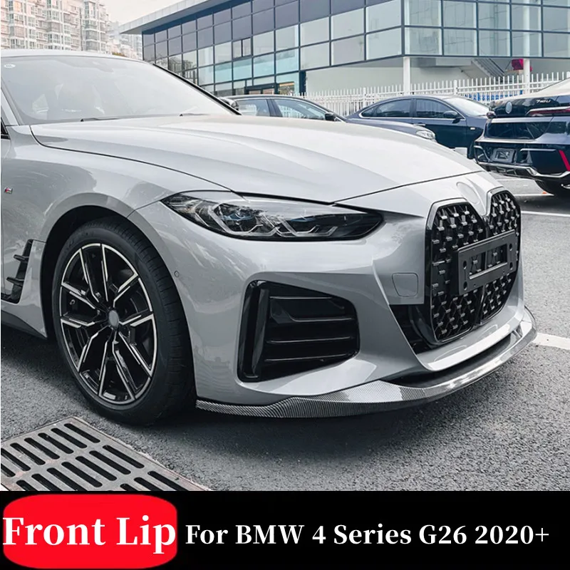 For BMW 4 Series G26 M Sport 2020+ 3pcs/Set ABS Plastic Car Front Bumper Lip Chin Spoiler Bodykit Exterior Tuning Accessories
For BMW 4 Series G26 M Sport 2020+ 3pcs/Set ABS Plastic Car Front Bumper Lip Chin Spoiler Bodykit Exterior Tuning Accessories
