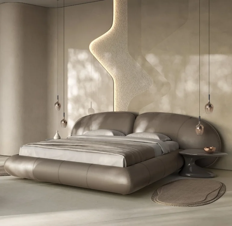 &c New Design Minimalist Bedroom Bed Furniture Modern King Size Bedroom Set Leather Double Bed
&c New Design Minimalist Bedroom Bed Furniture Modern King Size Bedroom Set Leather Double Bed