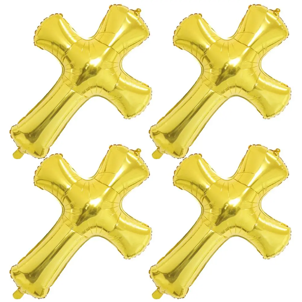4pcs Baptism Cross Balloons Golden Foil Kids Celebration Christening Decorative Party Aluminum Balloons Birthday Baby Shower
4pcs Baptism Cross Balloons Golden Foil Kids Celebration Christening Decorative Party Aluminum Balloons Birthday Baby Shower
