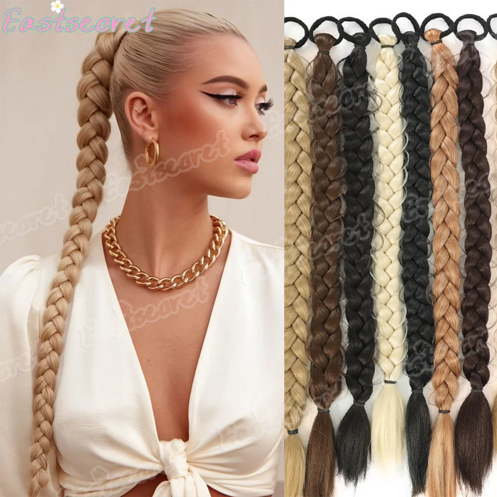 Синтетические длинные плетеные пряди для волос EAST с резинкой, 24 дюйма, для повседневного использования, для женщин.
Синтетические длинные плетеные пряди для волос EAST с резинкой, 24 дюйма, для повседневного использования, для женщин.