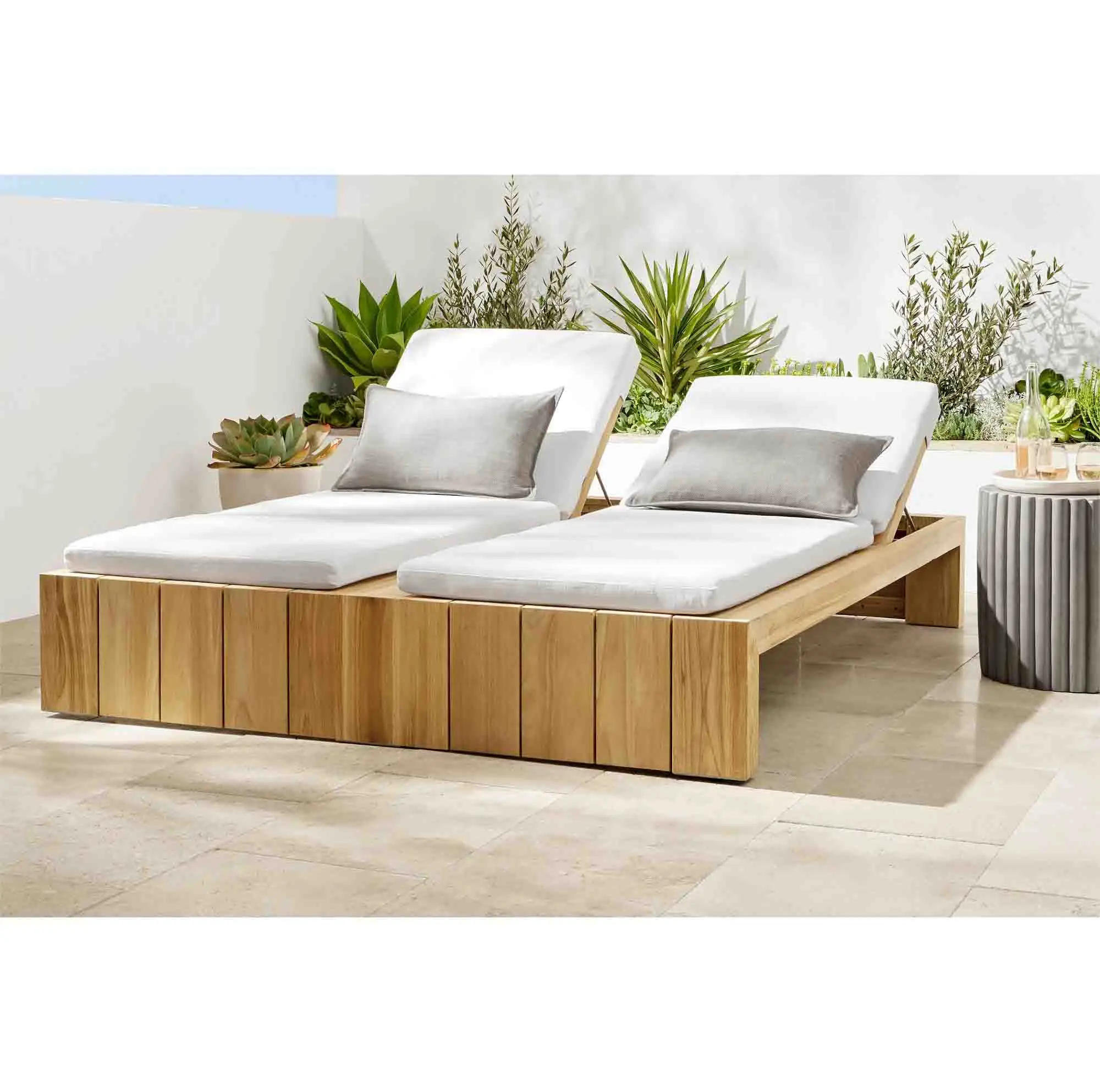 Beach Cottage Leisure Double Seater Sunbathing Teak Furniture Garden Sun Loungers Outdoor Teak Wood Daybed
Beach Cottage Leisure Double Seater Sunbathing Teak Furniture Garden Sun Loungers Outdoor Teak Wood Daybed