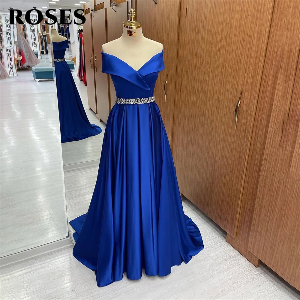 ROSES Off The Shoulder Long Party Dress Stain Vintage Night Dresses With Belt Beading V Neck Celebrity Dress vestidos de fiesta
ROSES Off The Shoulder Long Party Dress Stain Vintage Night Dresses With Belt Beading V Neck Celebrity Dress vestidos de fiesta