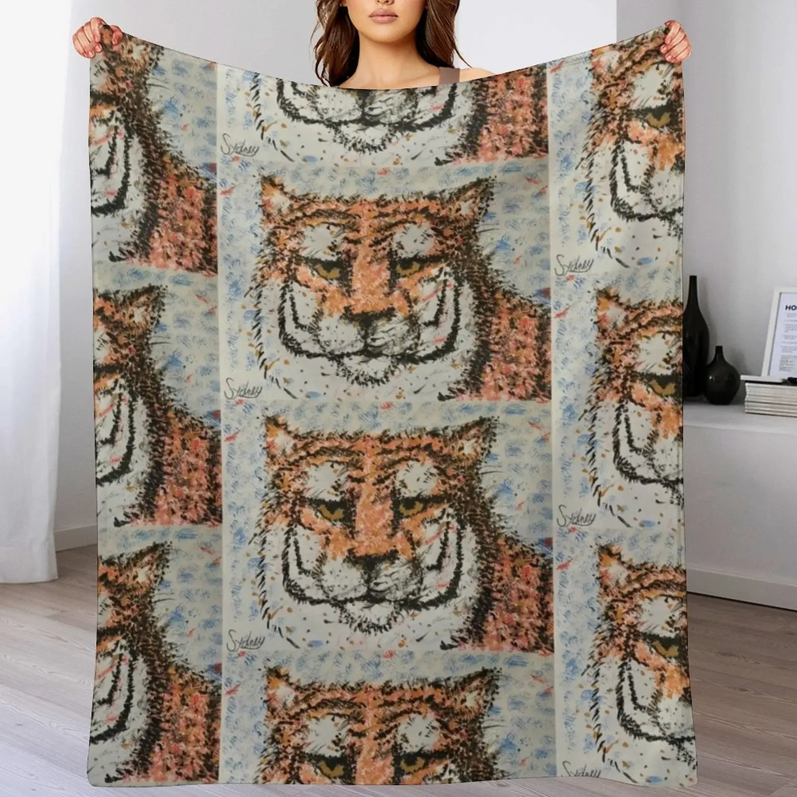 Tiger Throw Blanket Stain Resistant Cozy Warm Blanket
Tiger Throw Blanket Stain Resistant Cozy Warm Blanket