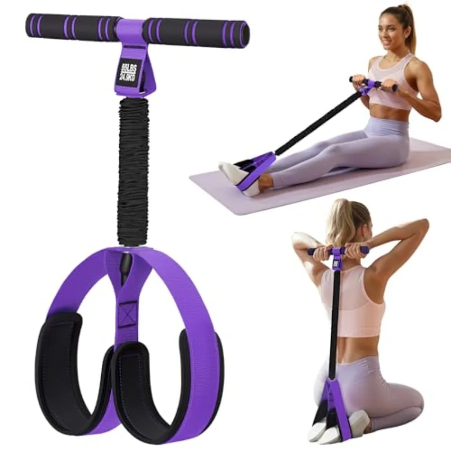 Pedal Resistance Band with Handle Upgraded 55LBS Exercise Resistance Bands for Core, Abs, Legs, Glutes, Arms, Strength, Physica
Pedal Resistance Band with Handle Upgraded 55LBS Exercise Resistance Bands for Core, Abs, Legs, Glutes, Arms, Strength, Physica
