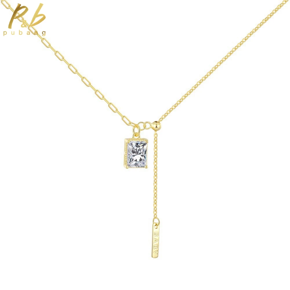 PuBang for Women Engagement Gift Created Moissanite Classic Pendant Necklace Fine Jewelry 100% 925 Sterling Silver Drop Shipping
PuBang for Women Engagement Gift Created Moissanite Classic Pendant Necklace Fine Jewelry 100% 925 Sterling Silver Drop Shipping