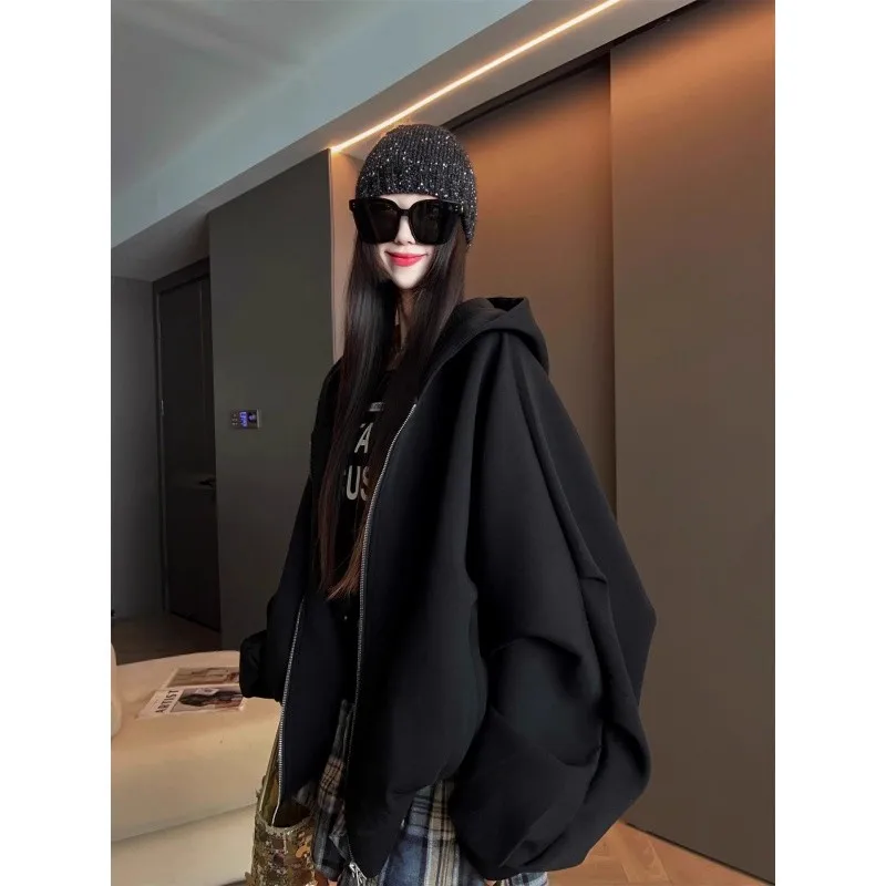 Loose Fit ex Hoodie Sweatirt Large Size 2300 Pou Faion Design Autumn Winter New Sle Couple's Open Cardigan Jaet
Loose Fit ex Hoodie Sweatirt Large Size 2300 Pou Faion Design Autumn Winter New Sle Couple's Open Cardigan Jaet