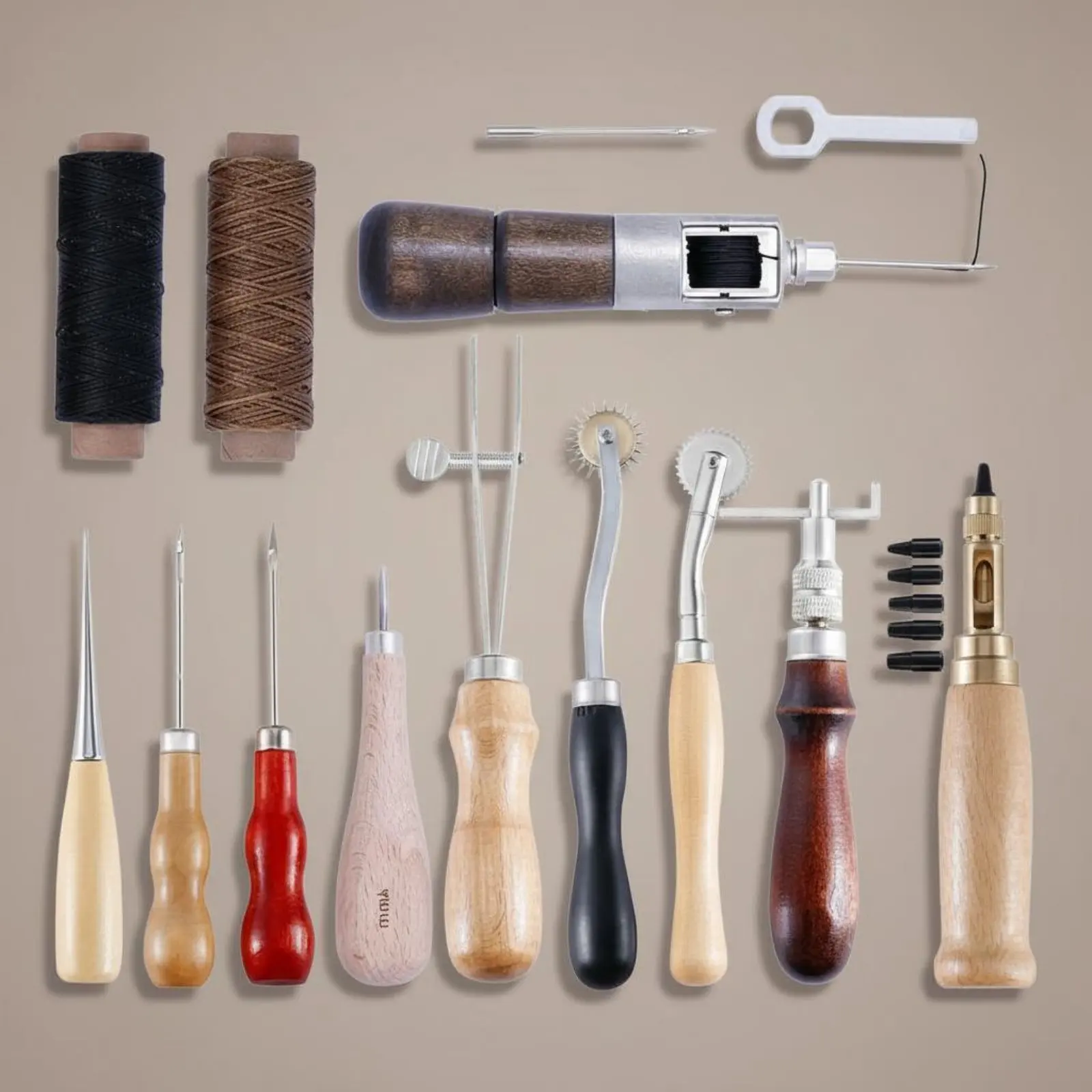 Leather Hand Sewing Kit Handmade Leather Craft Tool Kit for Beginners
Leather Hand Sewing Kit Handmade Leather Craft Tool Kit for Beginners