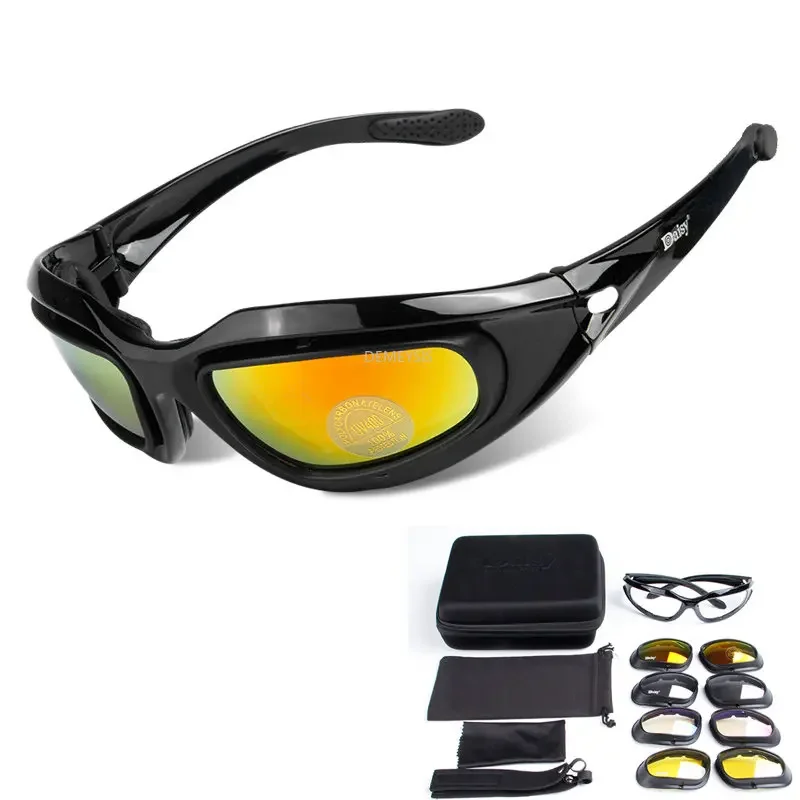 4 Lens Tactical Polarized Glasses UV Protection Outdoor Hunting Shooting Sunglasses CS Wargame Paintball Combat Goggles
4 Lens Tactical Polarized Glasses UV Protection Outdoor Hunting Shooting Sunglasses CS Wargame Paintball Combat Goggles