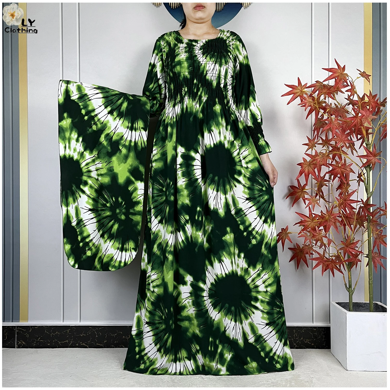 2026 New Dubai Fashion Summer Lady Party Dresse Collect Waist Tie-dye Cotton Femme Islam Short Sleeve Maxi African Casual Abaya
2026 New Dubai Fashion Summer Lady Party Dresse Collect Waist Tie-dye Cotton Femme Islam Short Sleeve Maxi African Casual Abaya