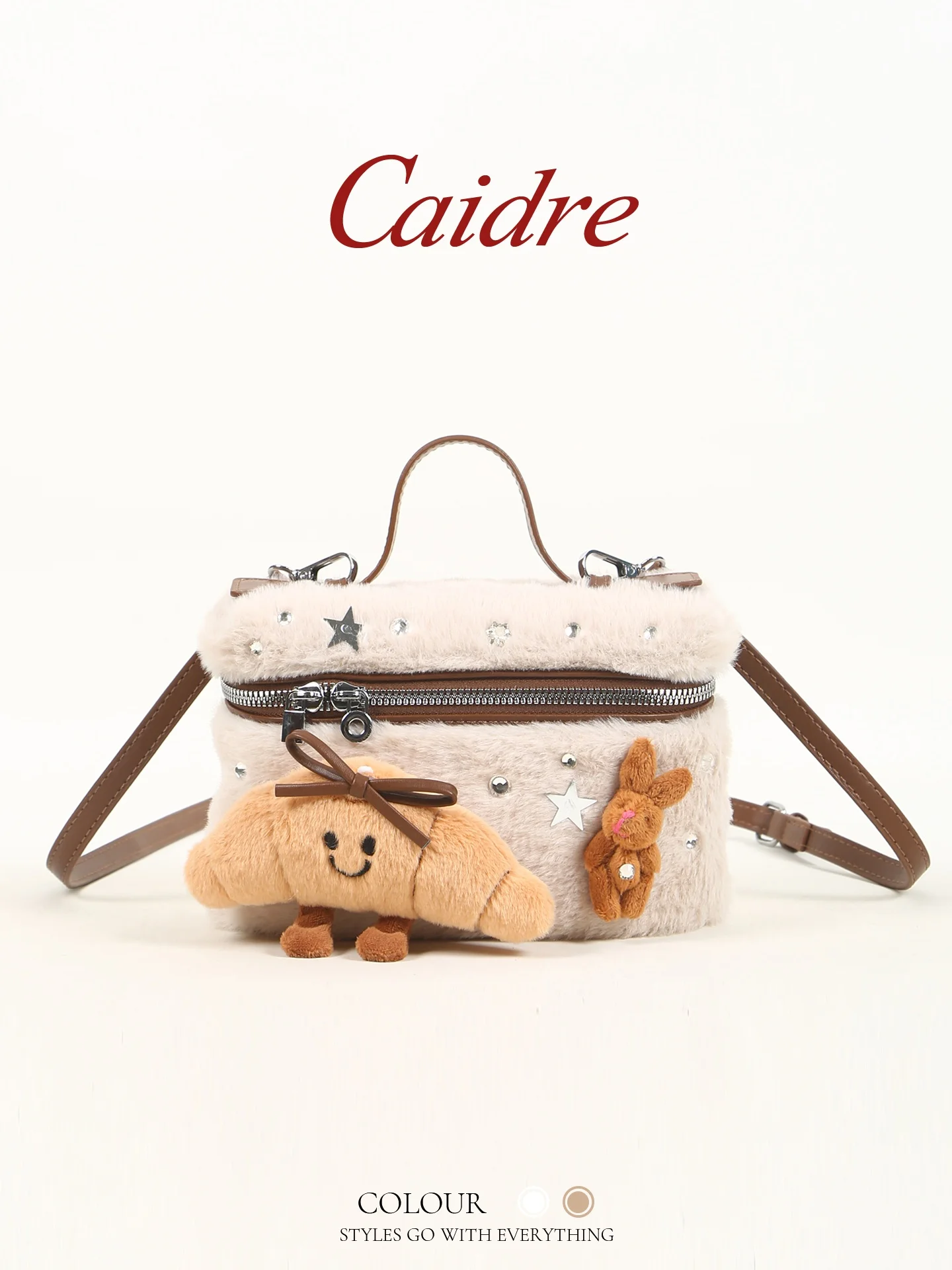 Caidre Cute Velvet Shoulder Crossbody Bag for Women Birthday Gift Soft Handbag Korean Style Leisure Purse Small Square Bag
Caidre Cute Velvet Shoulder Crossbody Bag for Women Birthday Gift Soft Handbag Korean Style Leisure Purse Small Square Bag