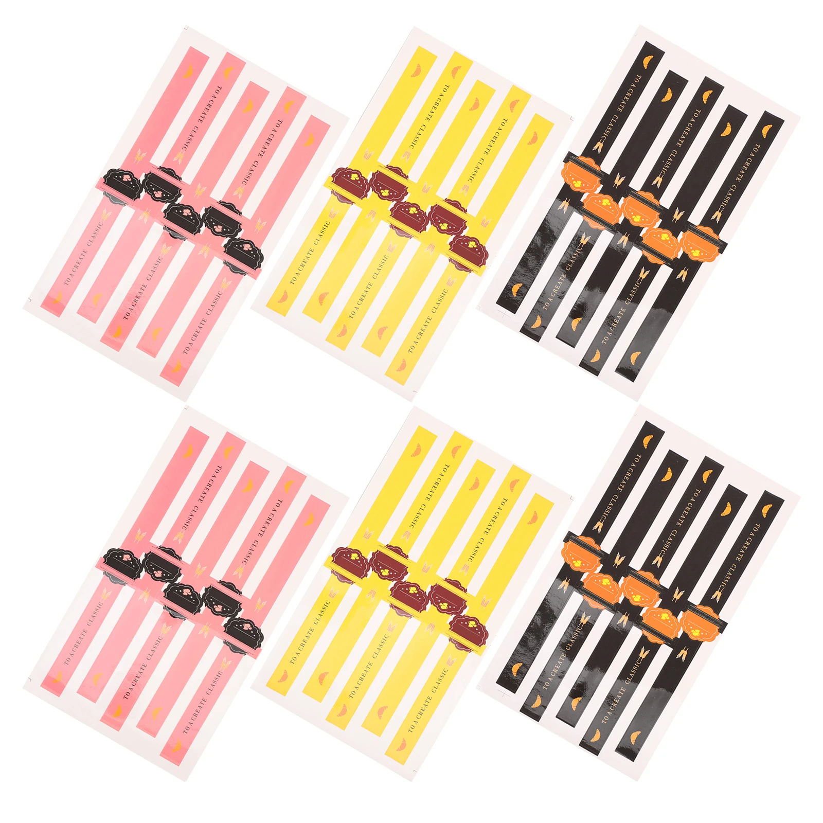 50pcs Self adhesive Stickers Pink Black Yellow Gift Box Sealing Labels Cookie Packaging Food Storage Boxes Kitchen Supplies
50pcs Self adhesive Stickers Pink Black Yellow Gift Box Sealing Labels Cookie Packaging Food Storage Boxes Kitchen Supplies